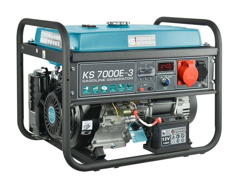 Бензиновий генератор KS 7000E-3 9 фото