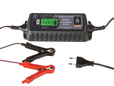 Інтелектуальний зарядний пристрій для акумулятора автомобіля AW05-1204 380 фото