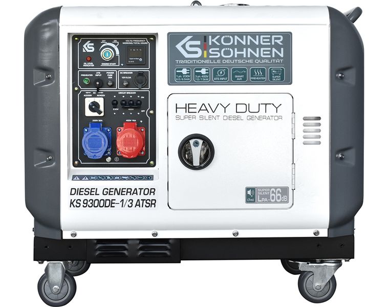 Дизельний генератор пересувний KS 9300DE-1/3 ATSR 255 фото