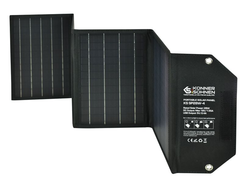 Портативна сонячна панель KS SP28W-4 285 фото